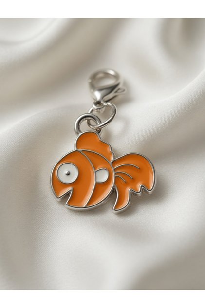 Select & Combine) Buy 3 Get 2 Orange Fish Italian Bracelet Compatible Charms 316L