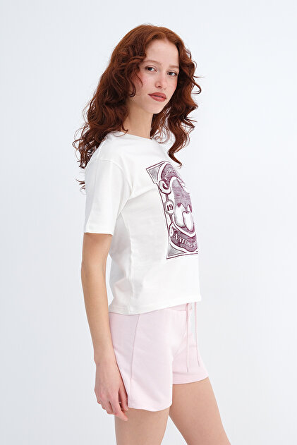 Addax Kiraz Baskılı T-shirt P9017 - Fiyatı, Yorumları