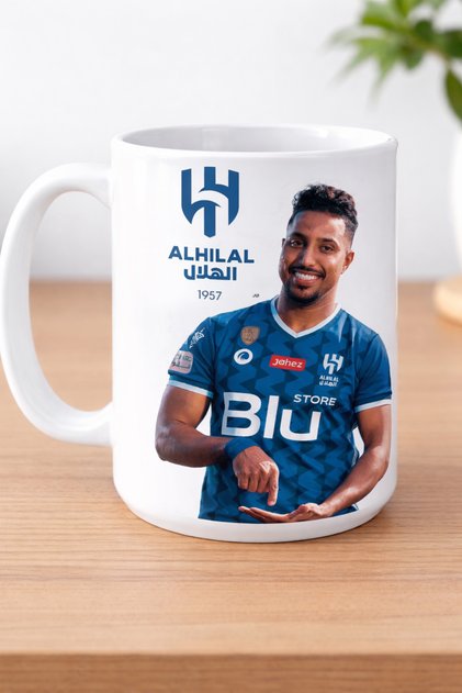 كوب سراميك للقهوة، بطباعه نادي الهلال