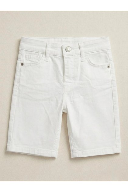 Off-White Buttoned White Kids' Shorts