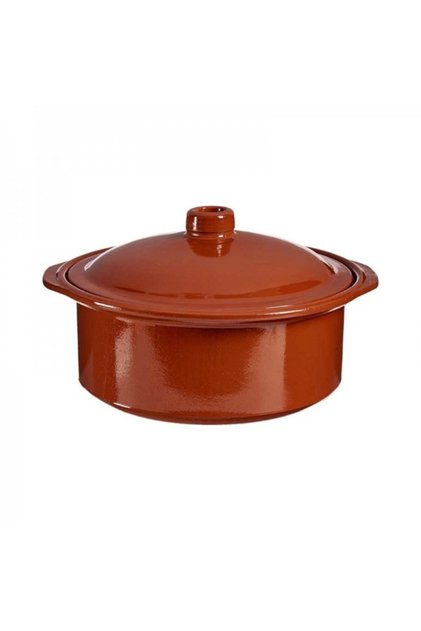Oală ceramică arsă la foc, rezistentă la foc, Ceramica, 4,5 litri