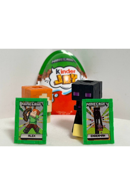 Minecraft Kinder Joy Jeton Çerçevesi 5 adet (sadece Cerceve)