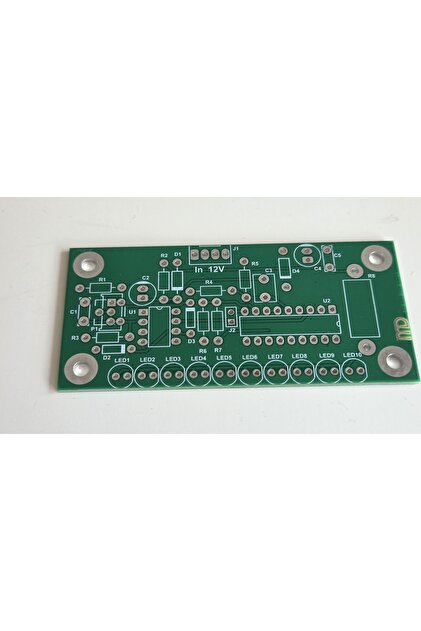 Placa PCB VU-metru audio cu LM3915 – 10 LED