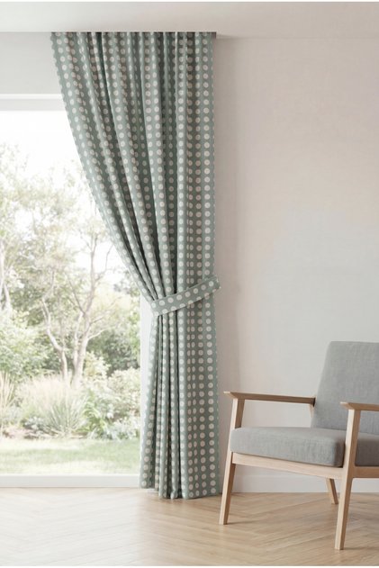 Yeşil Fon Perde 180X250 Pilesiz