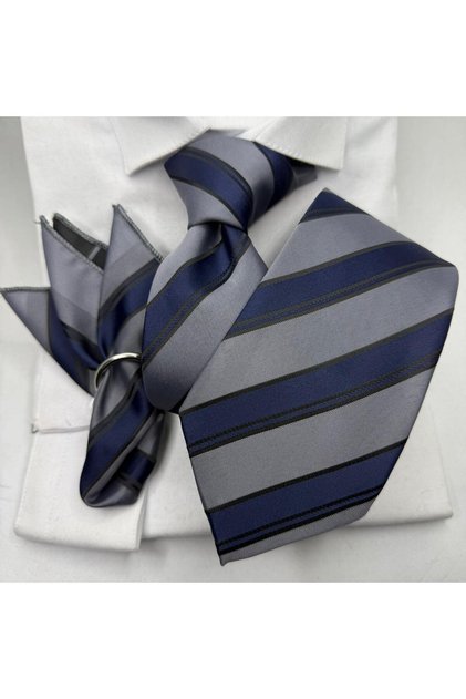 Tie and Handkerchief Set – Stylish Classic Suit Accessory, Wedding & Event Combination, Premium Quality