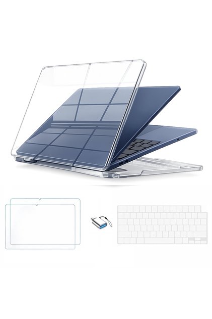 Macbook Neo 13inç A18 Pro A3404 Kılıf +2adet Ekran Koruyucu +OTG +Klavye Koruyucu