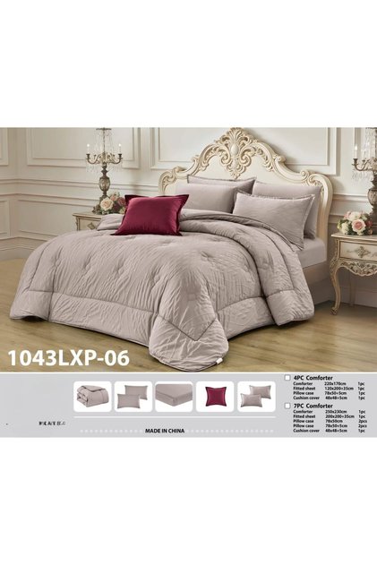 طقم سرير صيفي مزدوج نفرين – 7 قطع 240*220