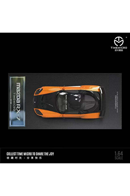 HOT WHEELS TimeMicro 1:64 Mazda RX-7 VeilSide Orange JDM Diecast