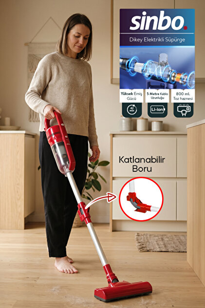 AWOX Neto Vc10 Hepa Filtre 1 Lt Toz Hazneli Dik Pratik Süpürge