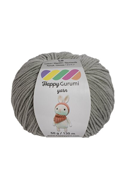 Happy Yarn Happy Gurumi Soft Cotton Punch & Amigurumi İpi – 50 g