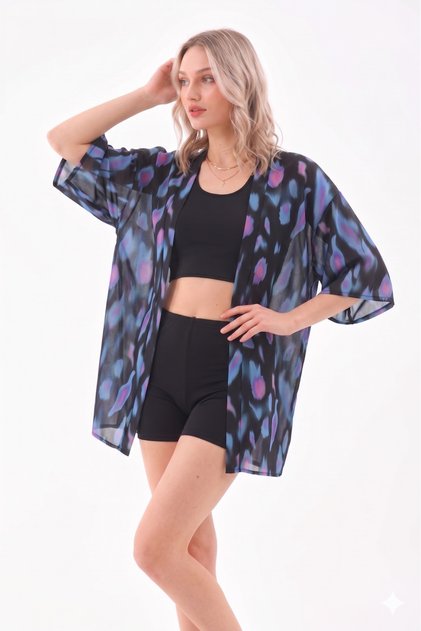 Pareo Crop Swimsuit with Shorts