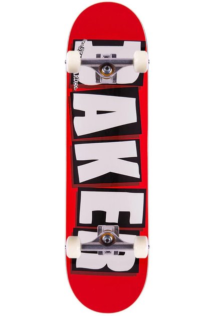 Baker 8,0 Brand Logo Wht Complete Kaykay
