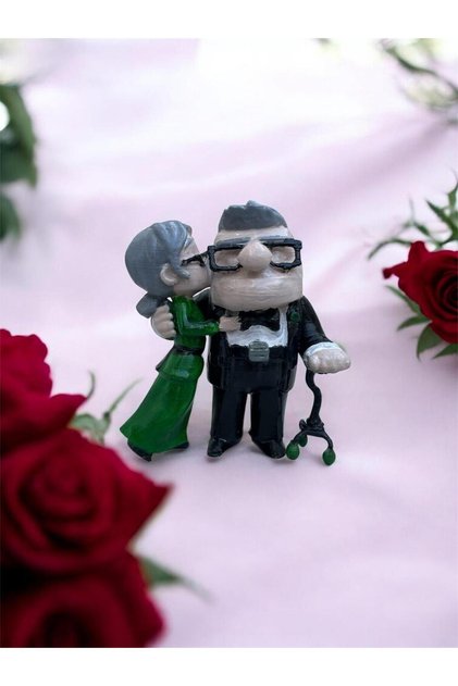 carl and ellie_BİR ÖMÜR FİGÜR 9cm