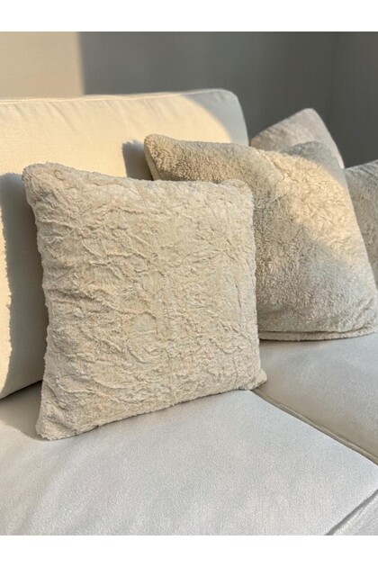 Premium Non-Shedding Throw Pillow Ultra Soft Fluffy Luxurious Decorative