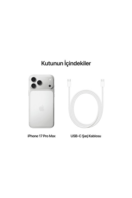 Apple MFYV4TU/A iPhone 17 Pro Max 1 TB Akıllı Telefon Gümüş