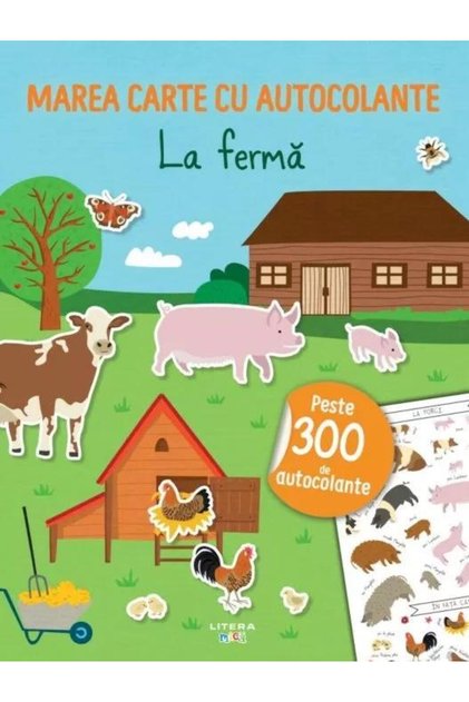 Marea carte cu autocolante. La ferma
