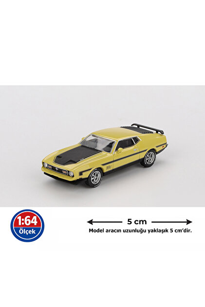 mini gt 1:64 Ölçek 1969 Ford Mustang Mach1 Diecast Metal Minyatür