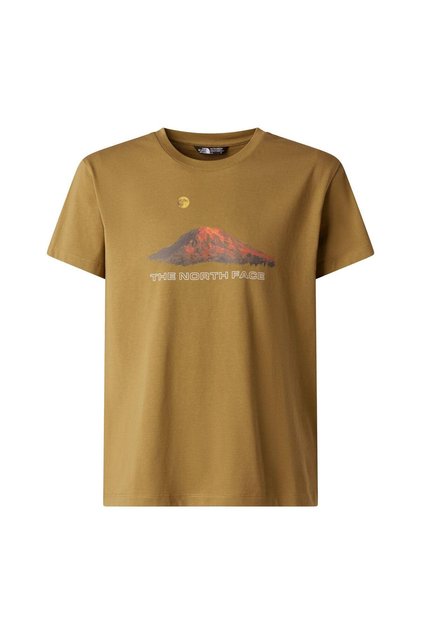 B MOUNTAIN NIGHT RELAXED SS TEE Genç Tişört NF0A8G1U2EL1 Sarı-XXL
