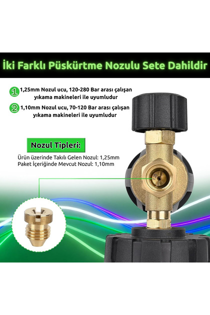 ROBEVE Bear Force Pro+ Foam Lance Quick Plug Cihazlar İle Uyumlu