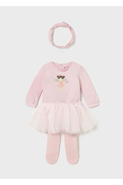 Tavşanlı Body Tütü Set Pembe