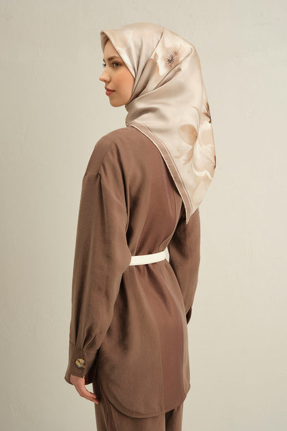 100% Sura Silk Scarf 9305D (S) (Nostalgia)-05