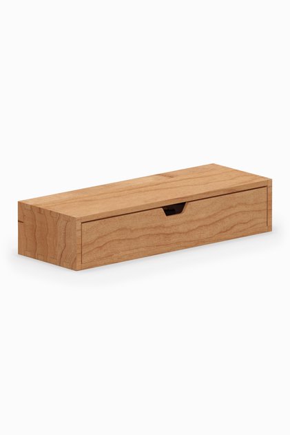Desna Single-Drawer Cabinet - Cherry | 34 cm Length X 12.1 cm Depth X 7.2 cm Height |