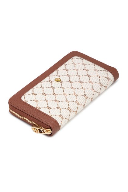 Beige Print Women's Wallet - S1Cb00055826-E52