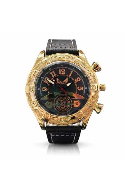 Ceas barbatesc, Ulysses, Negru, Quartz, Casual UB20