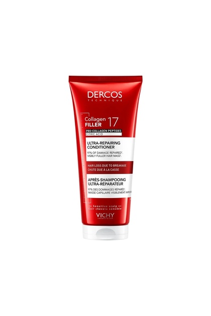 Balsam Ultra Reparator cu Peptide Pro-Colagen și Acid Citric Dercos 200ml