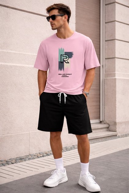 Unisex Summer Oversize T-Shirt & Shorts Set – Comfortable Fit Sports Combination