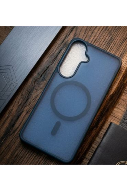 Husă Galaxy S26 Plus Matte, Compatibilă MagSafe, Protecție Completă, Anti-Șoc,Design Slim, Albastru Inchis