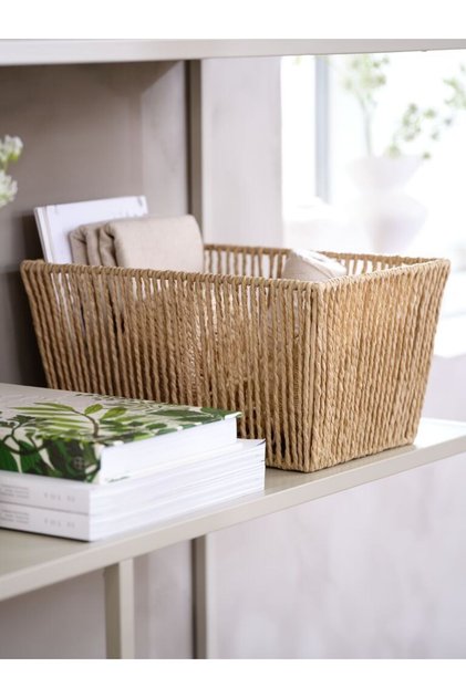 Basket Jasmine W23Xd33Xh17Cm Natural