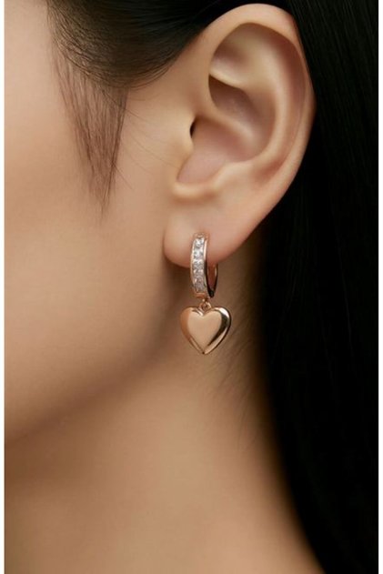 Colorful Stone Evening Dress Showy Earrings