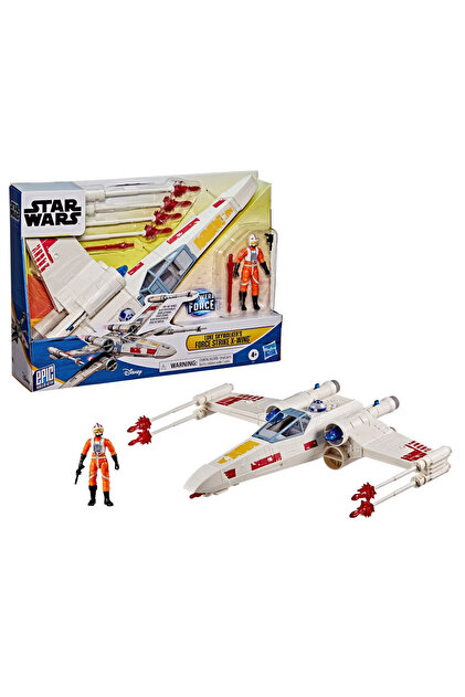 Star Wars Epic Force Strike X Wing Kanatlı Araç Aksiyon Figürü