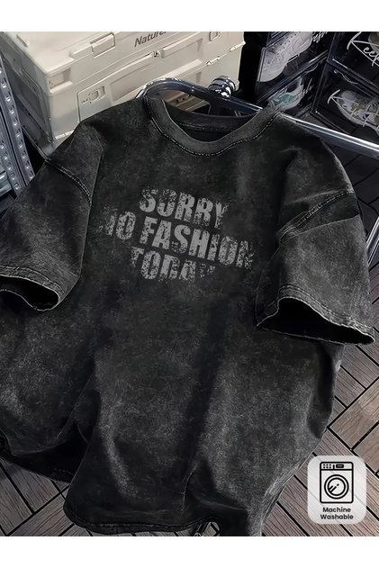 Retro Washed Cotton T-Shirt