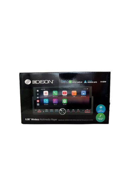 Edison ED 680CA 6.86 İnç Kablosuz Multimedya Tek Din Kasa Carplay