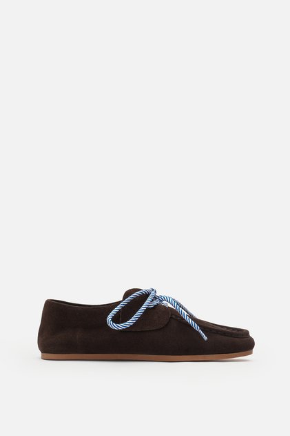 Misty Lace Up Hakiki Deri Barefoot Makosen