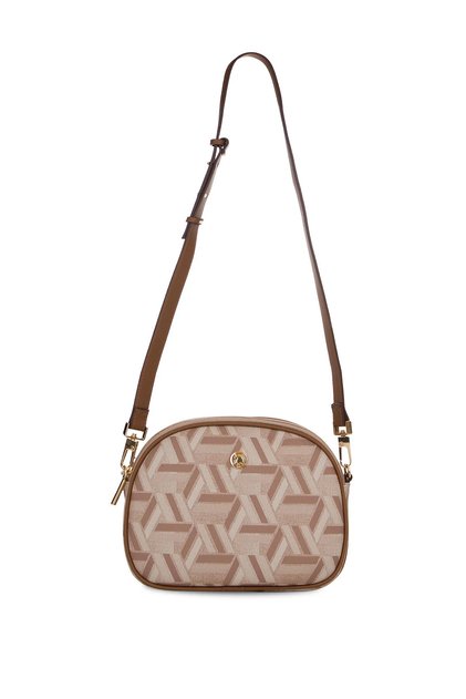 Women's Postman Crossbody Bag Dark Beige-Tan Us26113 – Casual Stylish Design, Lightweight and Practical