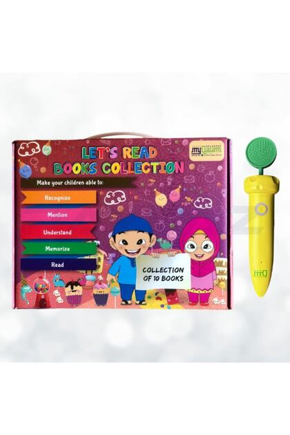 Set of 10 Educational Books with Talking Pen for Kids