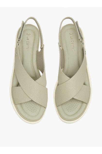 Textured Hook & Loop Comfort Sandals