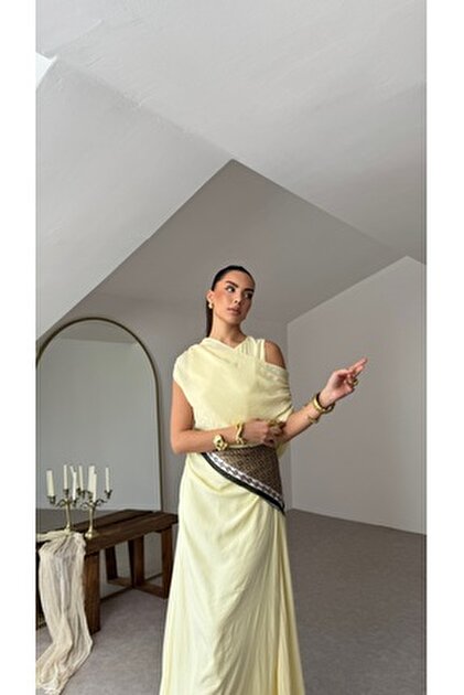 lovelondon Sleeveless Long Dress- Trendyol