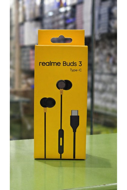 سماعات أذن سلكية Buds 3 بمنفذ Type-C مع صوت عميق وميكروفون للمكالمات والموسيقى