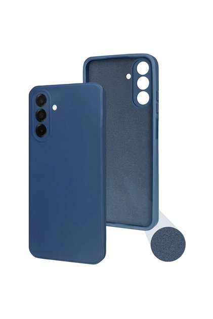 Калъф за Samsung Galaxy A56 5G, BestCase® Тънък премиум силиконов 1.2ММ, с микрофибър отвътре, удароустойчив, защита за камерата и екрана, тъмносин