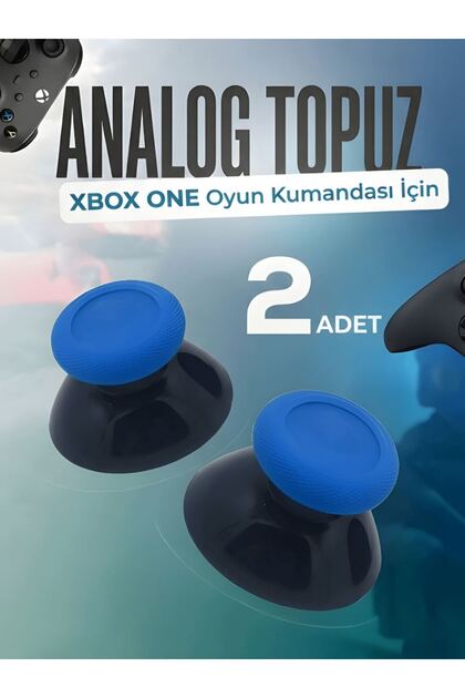 POPKONSOL Xbox One Series S X Uyumlu Analog Topuz 2 Adet Başlık