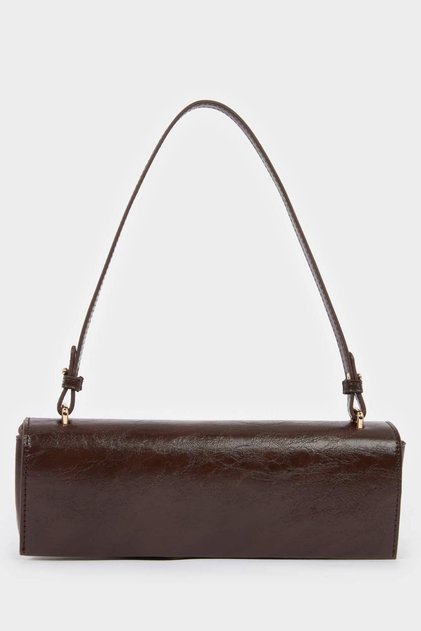Women's Faux Leather Baguette Bag F1240Axns