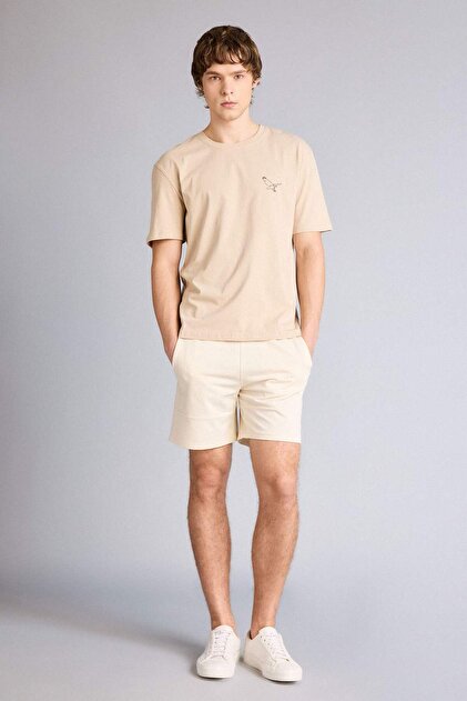 Slim Fit Dar Paça Basic Şort B8674AX26SM