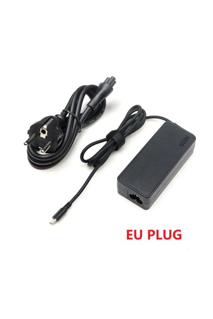 65W EU PLUG 20V 65W 3.25A USB C Laptop Charger Adapter For DELL ThinkPad Hp Chromebook Yoga Xia...