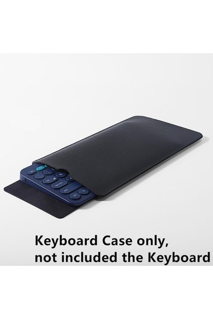 black PU Leather Keyboard Case Wireless Keyboard Storage Bag For Logitech K380 Keyboard Dust Cover