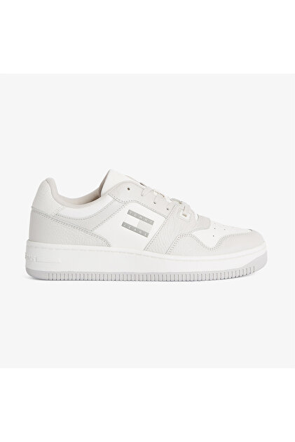 Tommy Hilfiger Tjm Retro Basket Cupsole Tumble Erkek Gri Spor