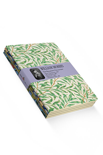 retronote William Morris 4'lü Defter Seti - The Kelmscott